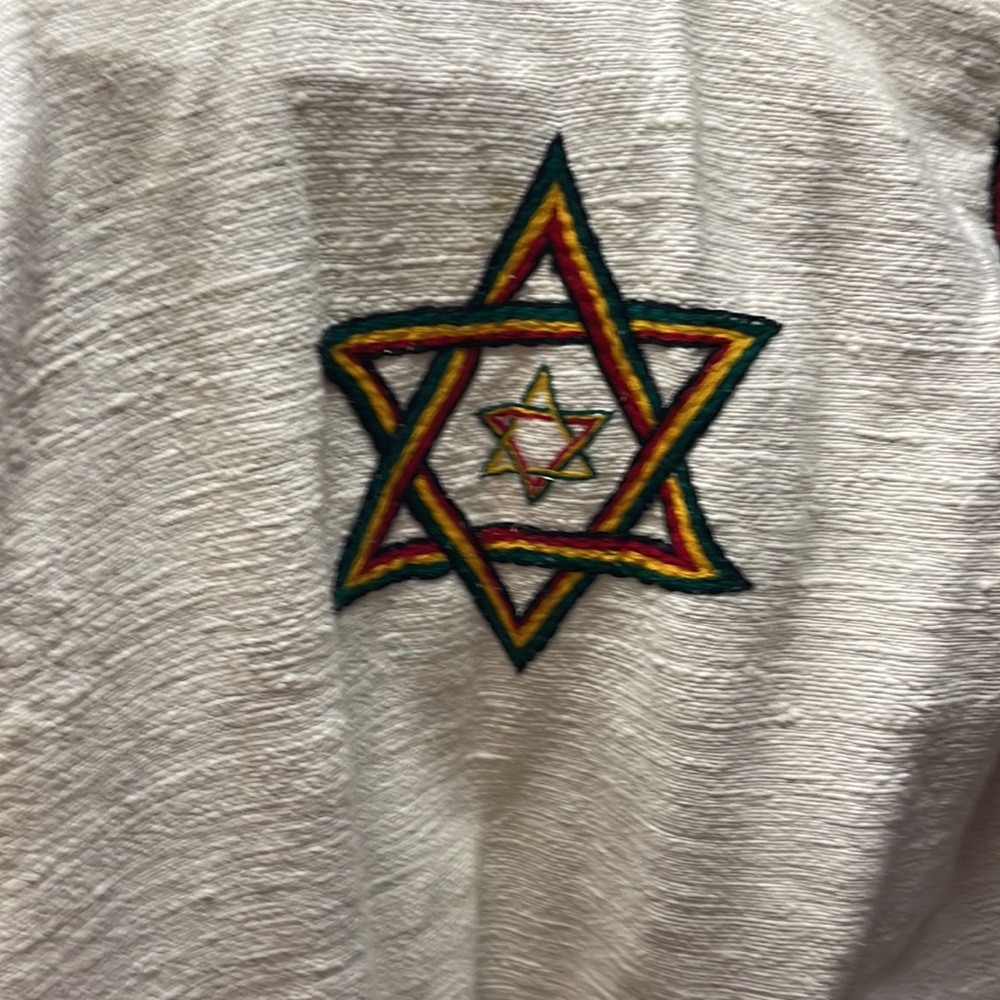 Yeah MON ! True RASTA VEST FROM BARBADOS handmade - Picture 2 of 3